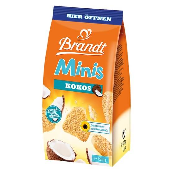 Zwieback Kokos Mini 125g Brandt