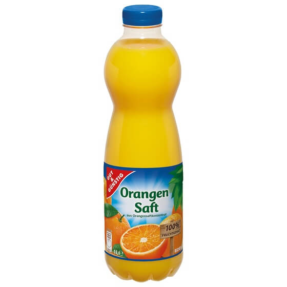 Orangensaft 1l PET Pfandfrei G&G