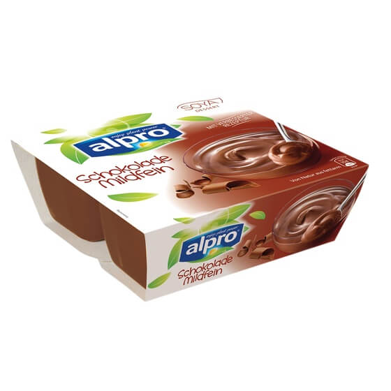 Soja-Dessert Schokolade mildfein 4X125g Alpro