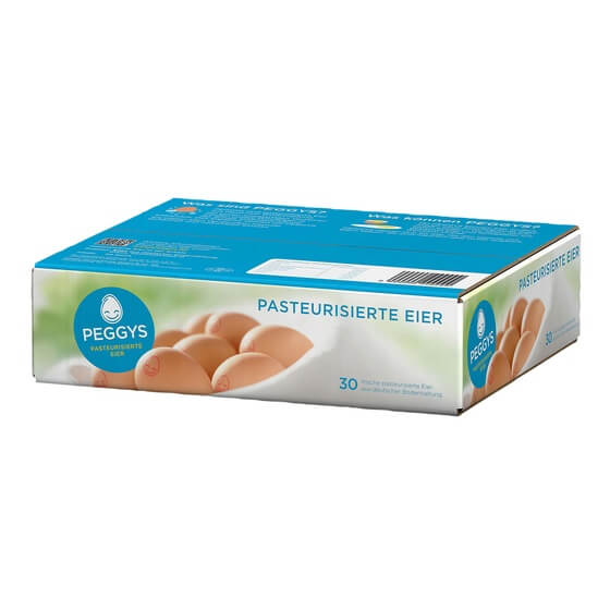 Eier Eipro pasteurisiert in der Schale braun Gr.M 30er