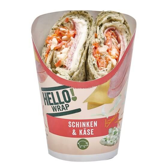 Wrap Schinken-Käse 190g HELLO!