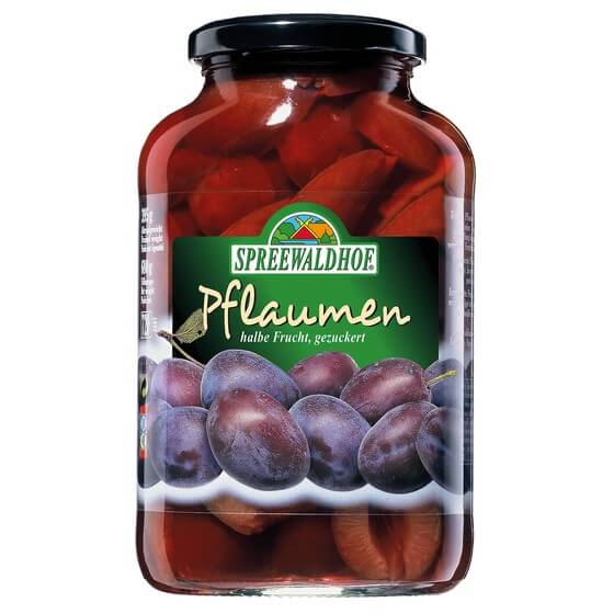 Pflaumen halbe Frucht 680g/395g Spreewaldhof