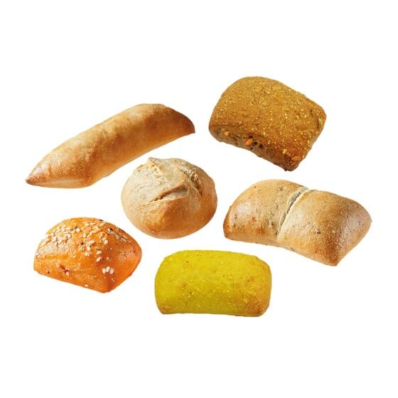 Dip Mix Mini Brötchen 6fach-sortiert vorgeb TK 360x19,2g Edn