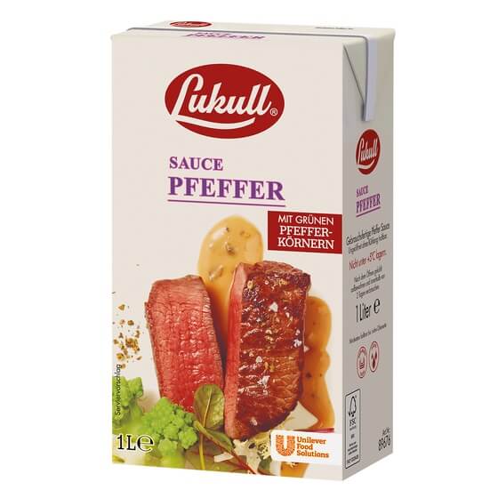 Pfeffer Sauce 1l Lukull