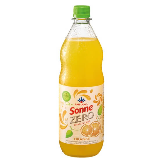 Orangenlimonade Zero 12x1l PET Pfand Emsland Sonne