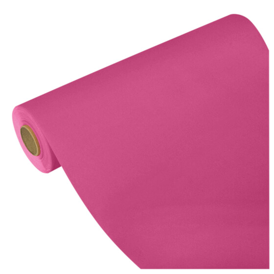 Tischläufer ROYAL "fuchsia" TISSUE Rolle 24mx40cm PapStar