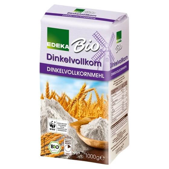 Dinkelmehl Vollkorn Bio 1kg Edeka