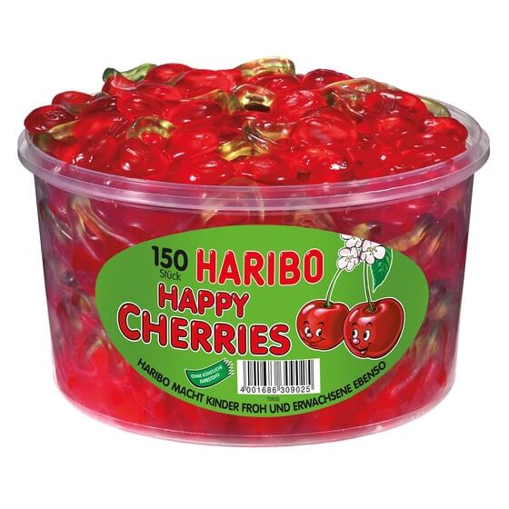 Haribo Happy Cherries 150Stück/Dose