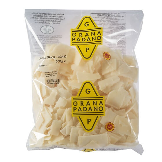 Grana Padano DOP Flakes (gehobelt) 32% F.i.Tr. 500g VIP