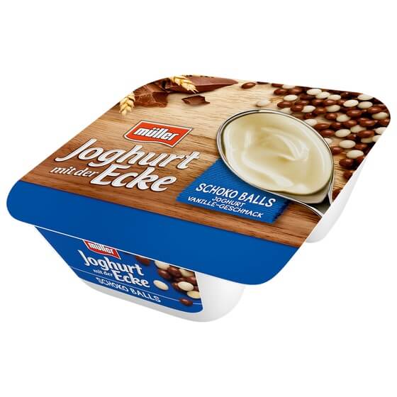 Joghurt mit der Knusper Ecke Schoko Ball 3,8% 12x150g Müller