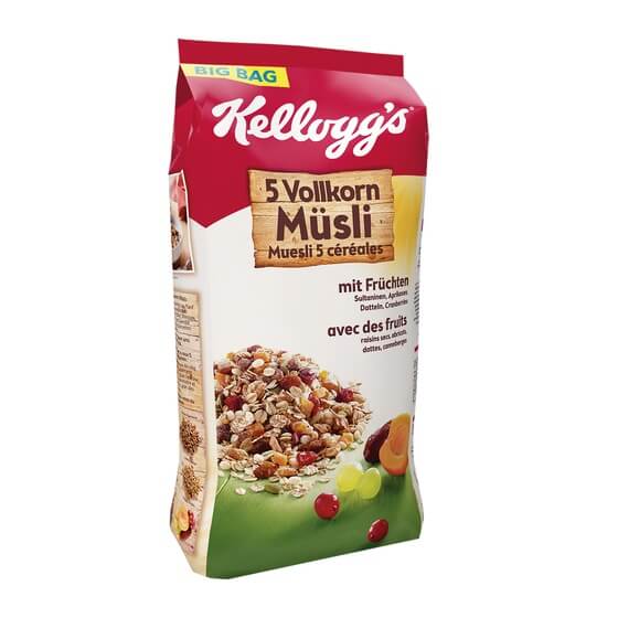 Vollkorn Müsli mit Früchten ODZ 2kg Kelloggs