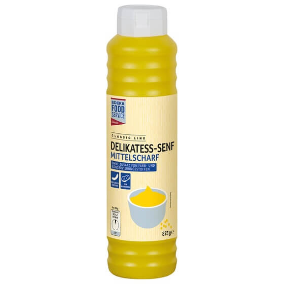 Senf Mittelscharf 875ml Edeka Foodservice