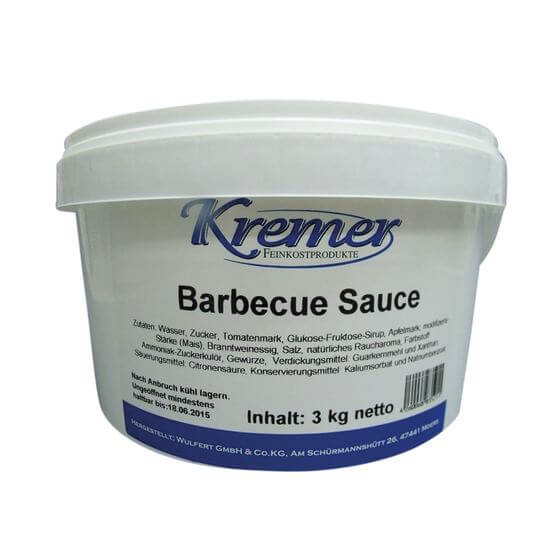 Barbecue Sauce 3kg Kremer