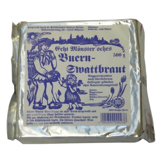 Schwarzbrot 500g Prünte