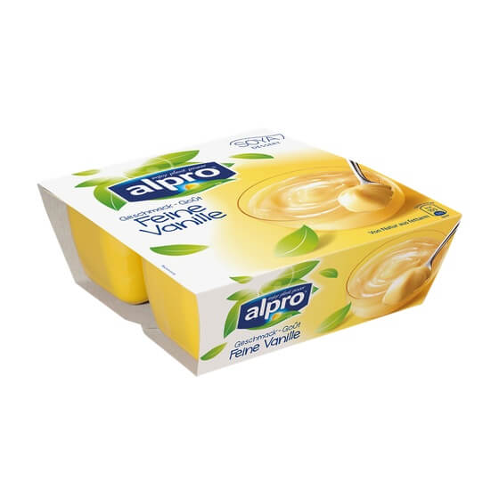 Soja-Dessert feine Vanille 4x125g Alpro