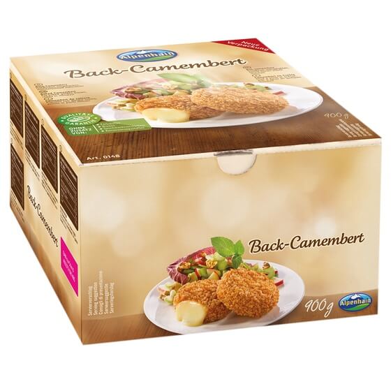 Gourmet Back Camembert paniert vorgebacken 12x75g Alpenhain