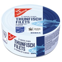 Thunfischfilet in eigenem Saft und Aufguss 195/150g G&G