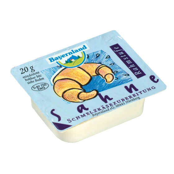 Schmelzkäse Sahne 50% F.i.Tr. 60x20g Bayernland