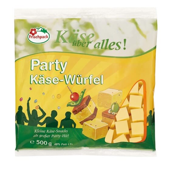 Gouda Partywürfel 48% F.i.Tr. lactosefrei 18mm 500g