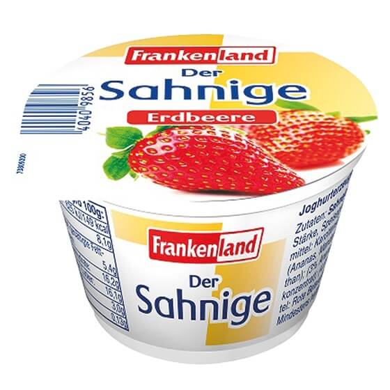 H-Fruchtjoghurt mit Sahne 4fach 10% 75g Frankenland