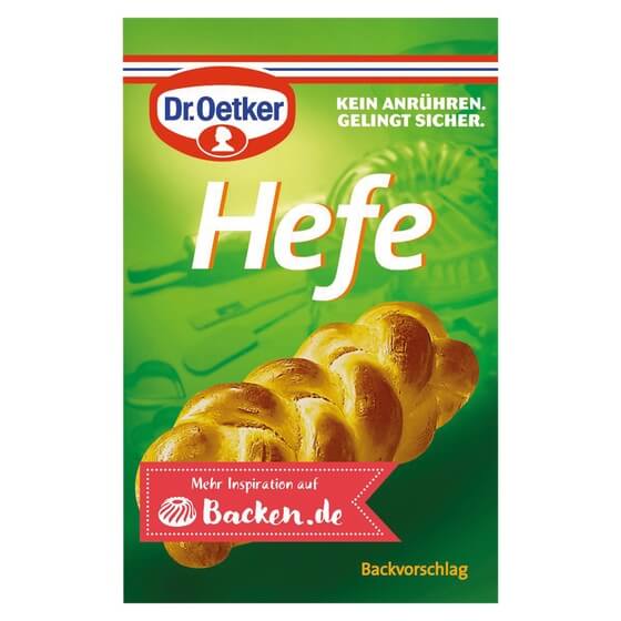 Trockenbackhefe ODZ 4er Oetker