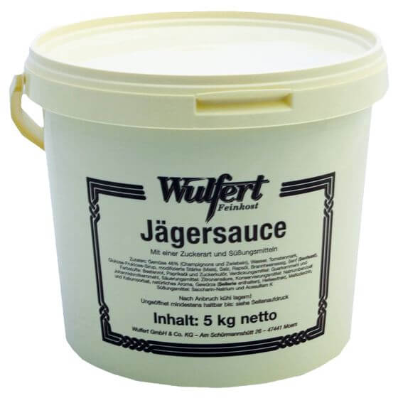 Jägersauce 5kg Wulfert