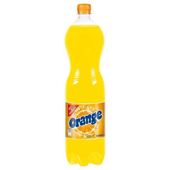 Orangenlimonade PET EW 6x1,5 Liter Gut & Günstig
