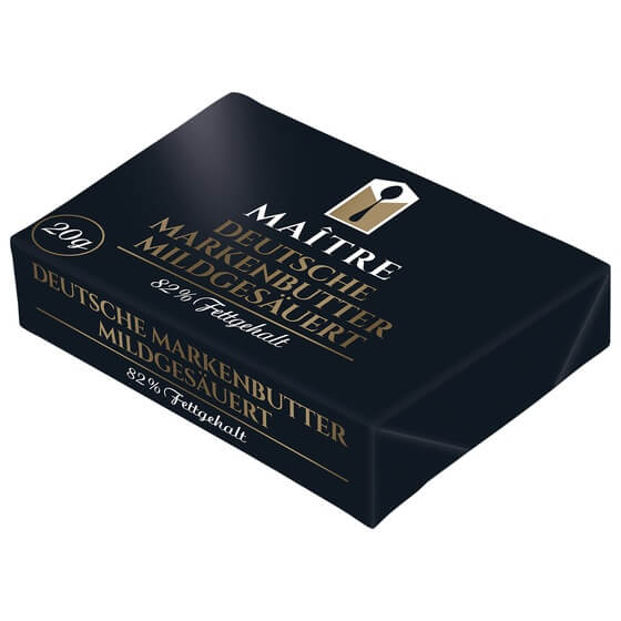 Portionsbutter 100x20gr Maitre