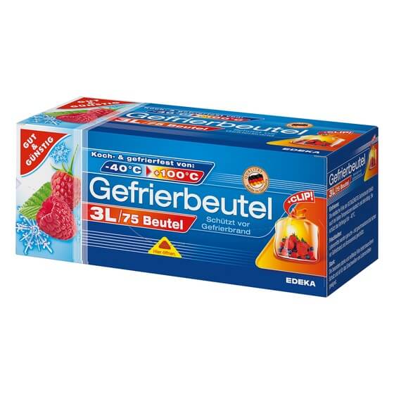 Gefrierbeutel 3l 75St G&G