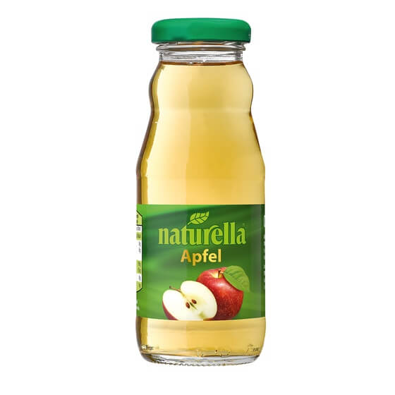 Apfelsaft 100% Glasflasche 0,2 l Naturella