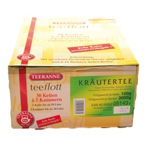 Kräutertee 30 Ketten á 5Kammern 1Kammer=10L Teekanne