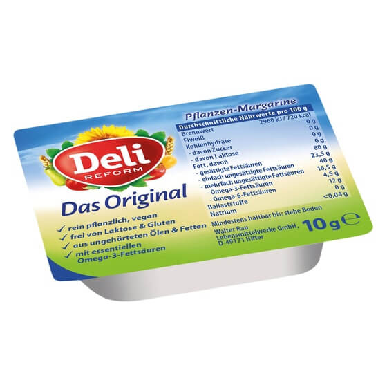 Deli Reform Margarine Original ZBE 120x10g 80% Fettgehalt