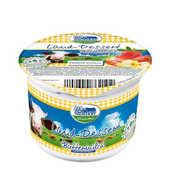 Buttermilch Landdessert 4-f sort. 4,3% 20x125g Lactosefrei